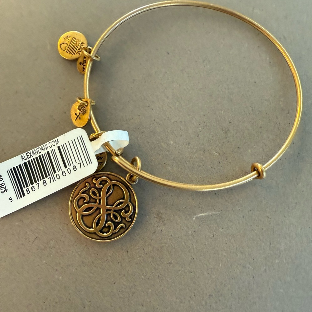 Alex and Ani Gold Charm Bracelet